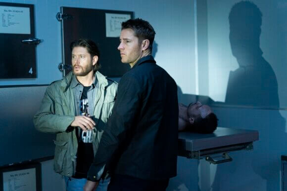 Jensen Ackles and Justin Hartley in Episode 12