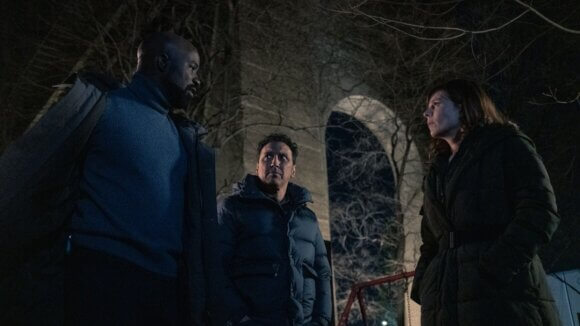 Mike Colter, Aasif Mandvi and Katja Herbers