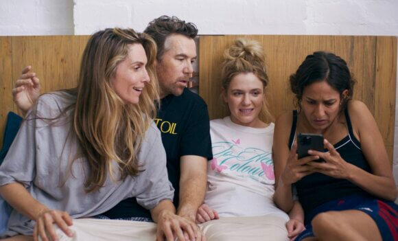 Genevieve Hegney, Patrick Brammall and Harriet Dyer
