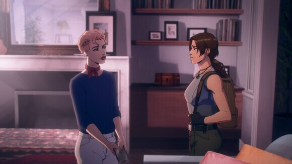 Zoe Boyle and Hayley Atwell