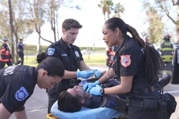 Brianna Baker, Ronen Rubinstein and Gina Torres