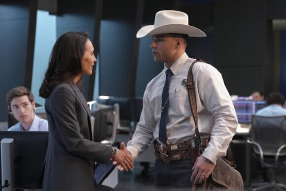 Michelle Bonilla and Rafael Silva in season 5 episode 1