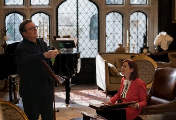 Nathan Lane and Carrie Preston