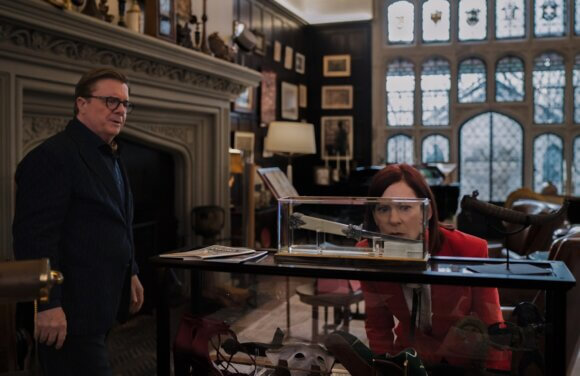 Nathan Lane and Carrie Preston