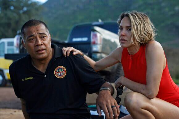 Robbie Magasiva and Arielle Kebbel