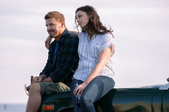 David Boreanaz and Jessica Pare