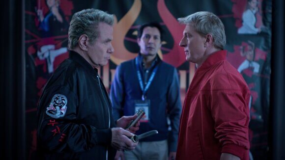 Martin Kove, William Zabka, and Ralph Macchio