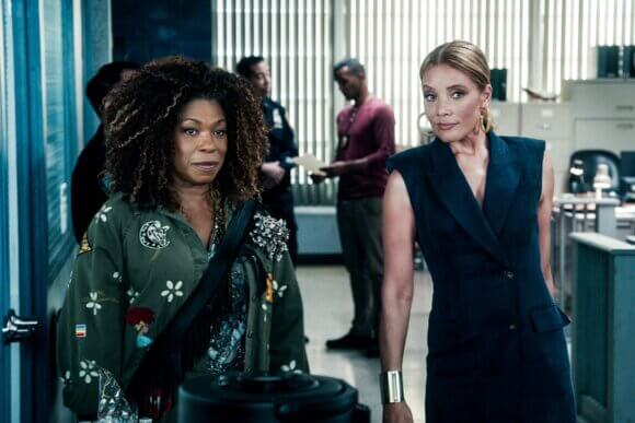 Liza Lapira and Michael Michele