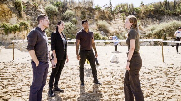 Jesse Lee Soffer and Carter Redwood