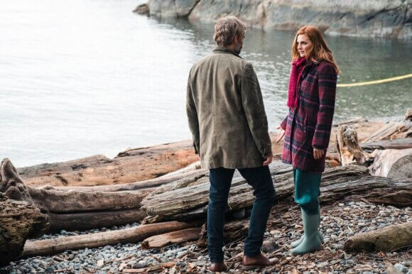 Rossif Sutherland and Stana Katic