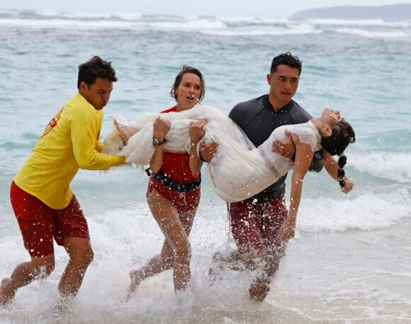 Arielle Kebbel and Kekoa Kekumano