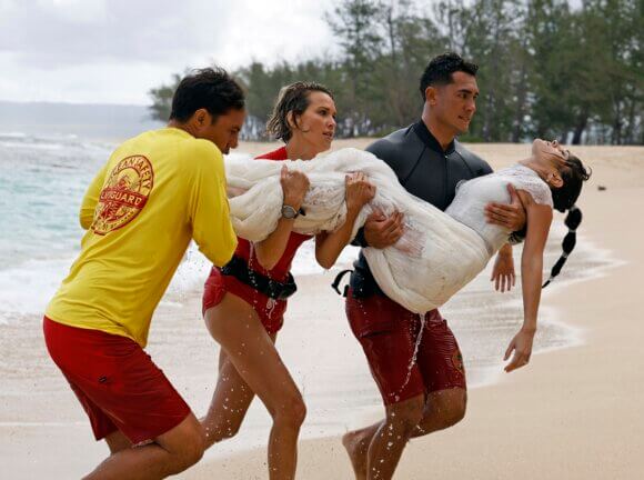 Arielle Kebbel and Kekoa Kekumano