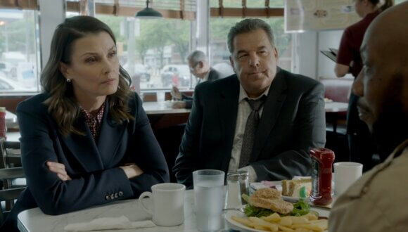 Bridget Moynahan and Steve Schirripa