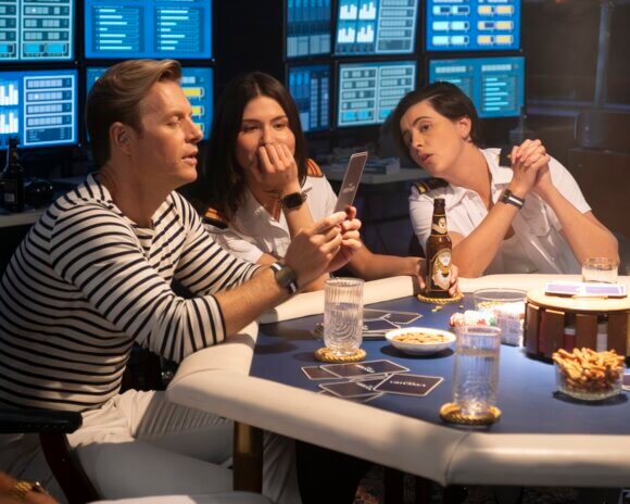 Rick Cosnett, Phillipa Soo, and Jacqueline Toboni