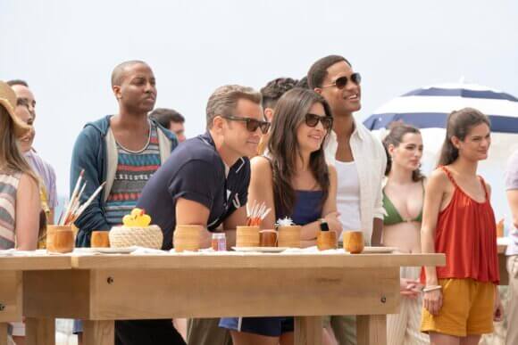 Joshua Jackson and Phillipa Soo