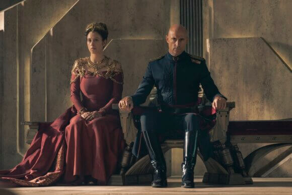 Dune: Prophecy Jodhi May and Mark Strong