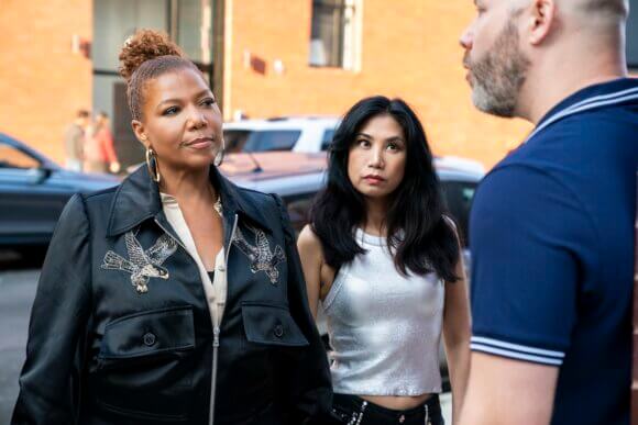 Queen Latifah and Liza Lapira