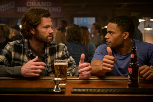 Jared Padalecki and Jordan Calloway