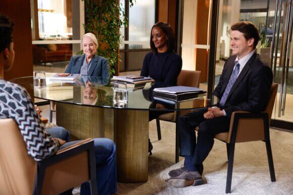 Kathy Bates, Skye P Marshall and Jason ritter