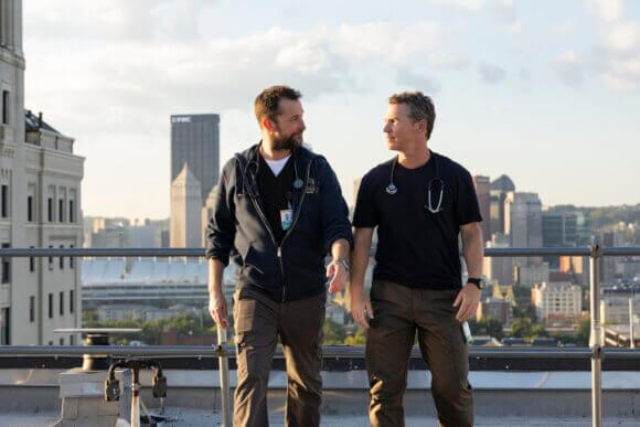 Noah Wyle and Shawn Hatosy