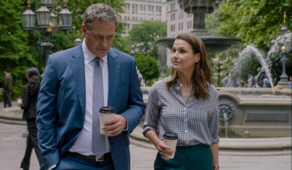 Peter Hermann and Bridget Moynahan