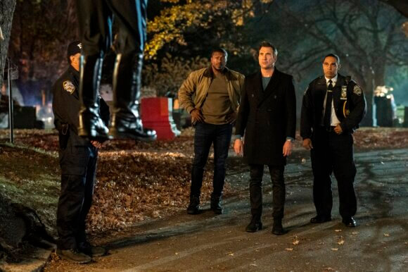 Edwin Hodge and Dylan McDermott