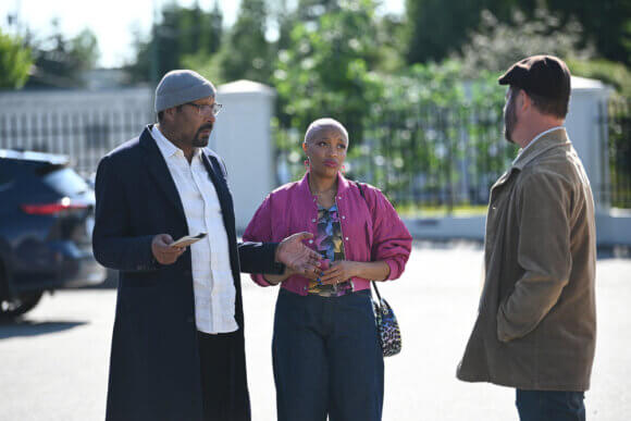 Jesse L Martin and Travina Springer