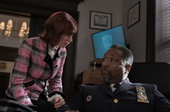 Carrie Preston and Wendell Pierce