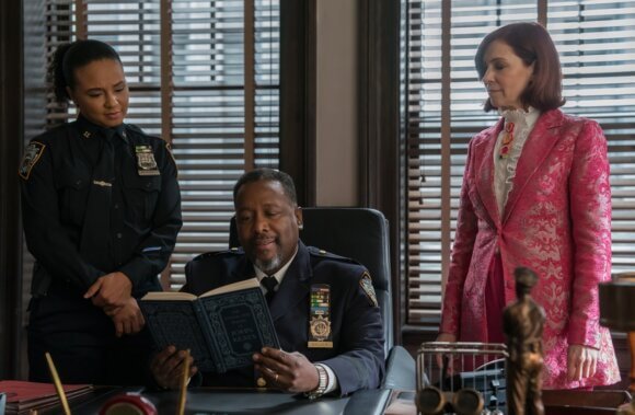 Carra Patterson, Wendell Pierce, and Carrie Preston