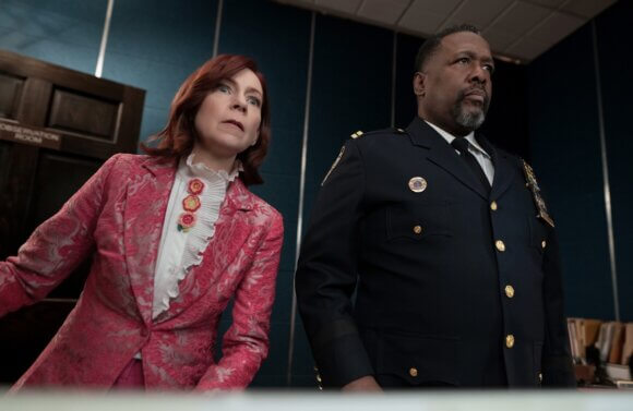 Carrie Preston and Wendell Pierce