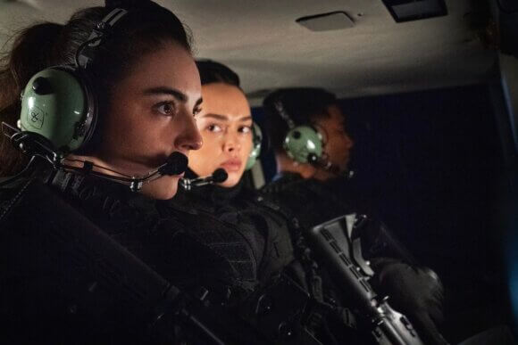 Veronica St Clair, Vinessa Vidotto and Carter Redwood