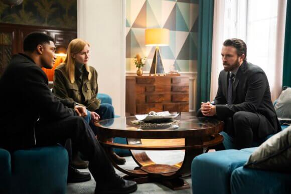 Carter Redwood, Eva-Jane Willis and James Snyder