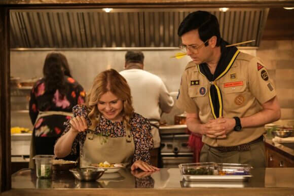 Rose McIver and Richie Moriarty