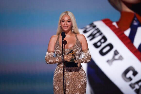 2025 Grammy Awards Beyonce on Stage