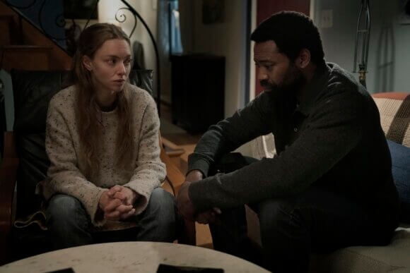 Long Bright River Amanda Seyfried and Nicholas Pinnock