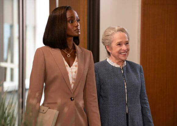 Skye P Marshall and Kathy Bates