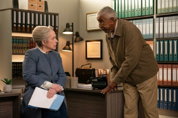 Kathy Bates and Hal Williams