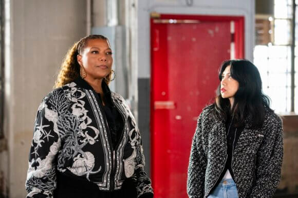 Queen Latifah and Liza Lapira