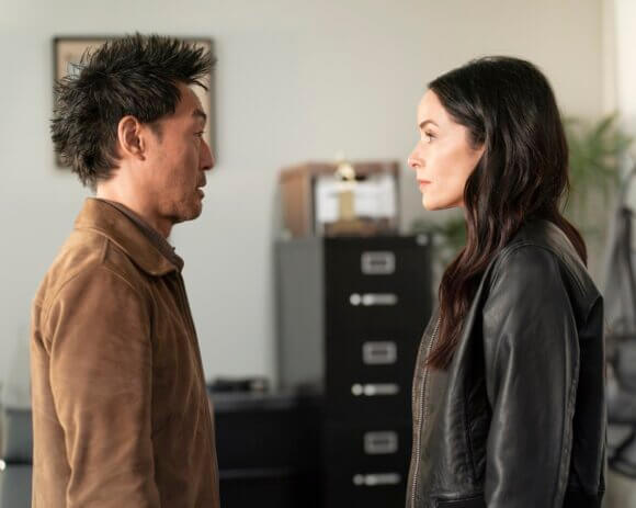 Kenneth Choi and Abigail Spencer