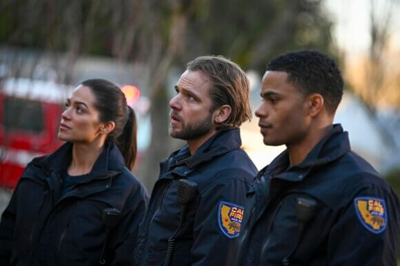 Stephanie Arcila, Max Thieriot, and Jordan Calloway