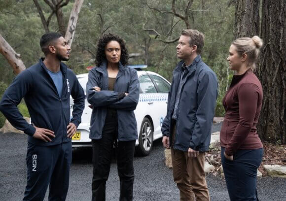 Sean Sagar, Olivia Swann and Todd Lasance
