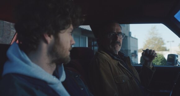 Neighborhood Watch Stars Jeffrey Dean Morgan and Jack Quaid
