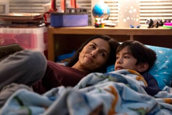 Elodie Yung and Khalen Roman Sanchez