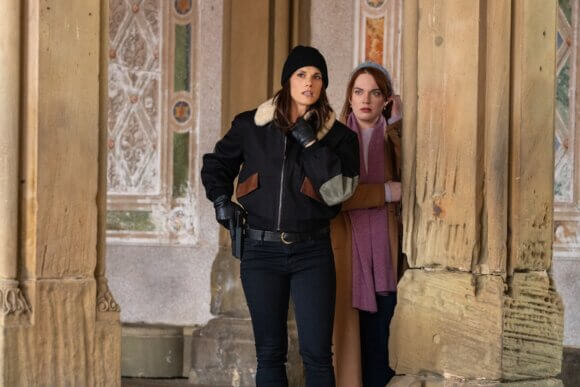 Missy Peregrym and Claire Leyden