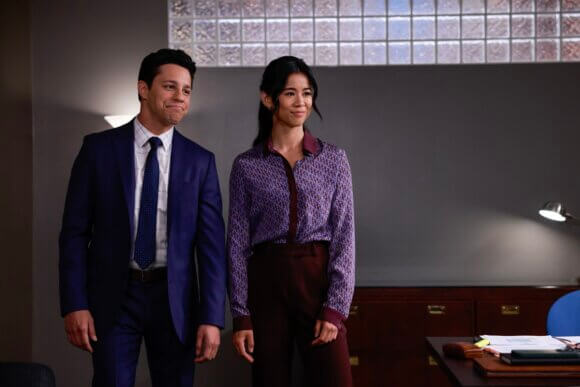 David Del Rio and Leah Lewis