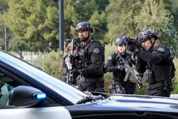 Shemar Moore, Anna Enger Ritch, and Niko Pepaj