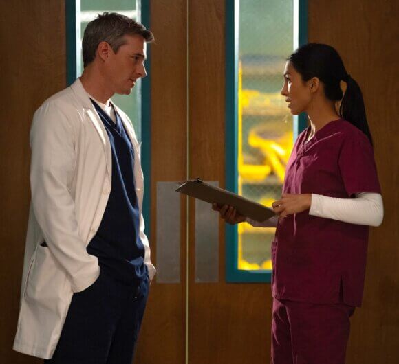 Daniel Bonjour and Elodie Yung