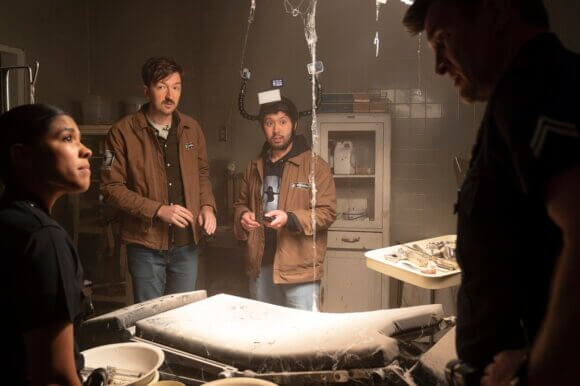 Lisseth Chavez, Shane Madej, Ryan Bergara, and Nathan Fillion