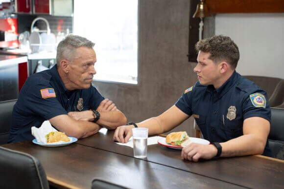 Brian Thompson and Oliver Stark