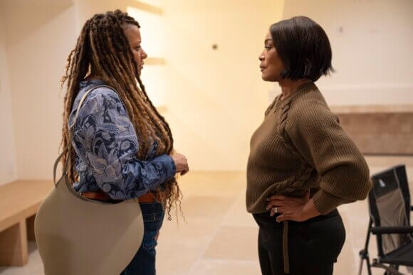 Tracie Thoms and Angela Bassett